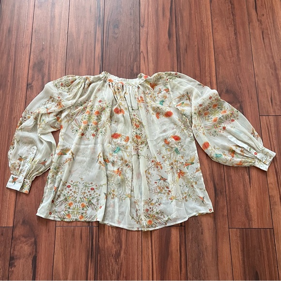 Carolina K Floral Silk blouse - Picture 7 of 7